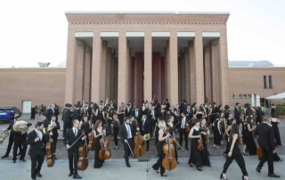 Orchestra Giovanile Luigi Cherubini. Foto di gruppo Ravenna, Pala De André 16 giugno 2018 ©Silvia Lelli