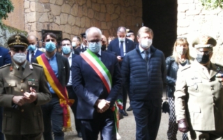 Sindaco di Roma presso Fosse Ardeatine