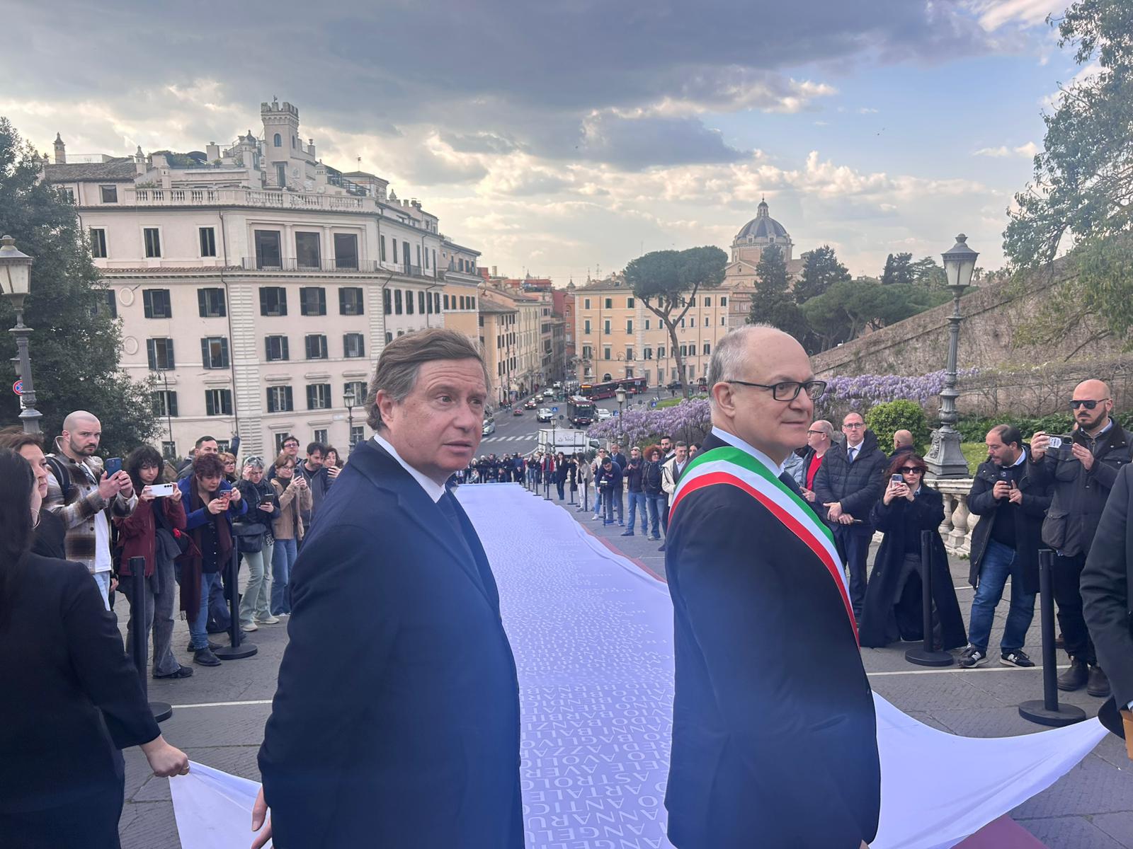 24 marzo 2026: 82 anniversario eccidio ardeatino, commemorazione in Campidoglio, Anfim
