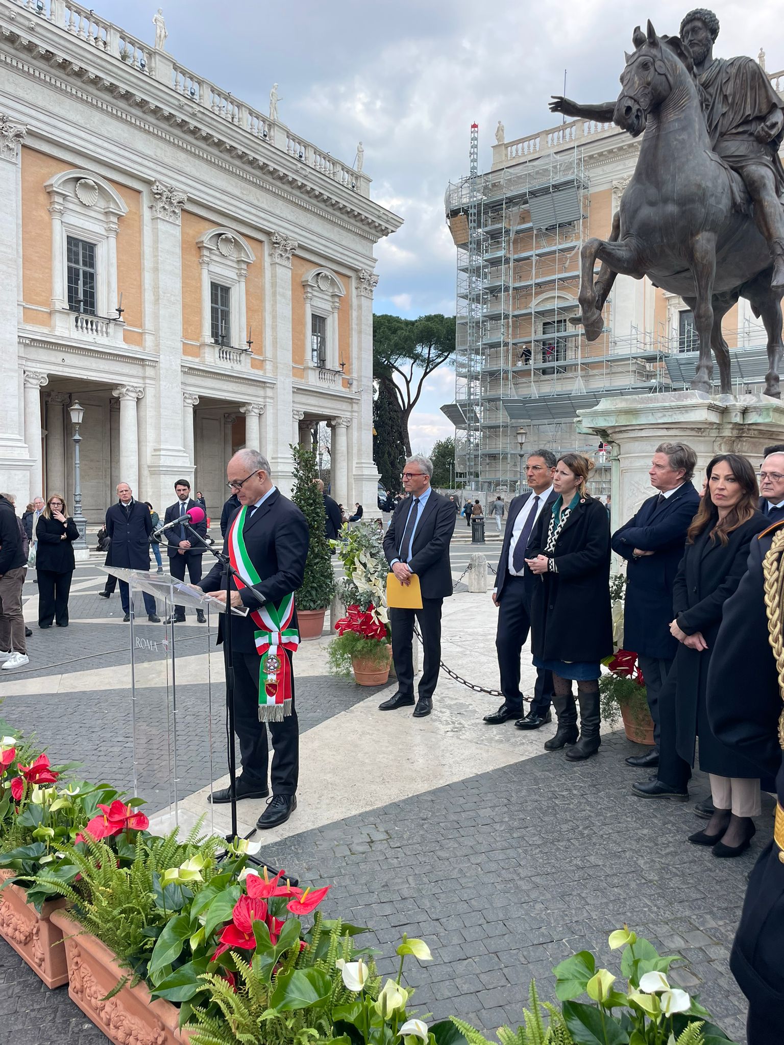 24 marzo 2026: 82 anniversario eccidio ardeatino, commemorazione in Campidoglio, Anfim