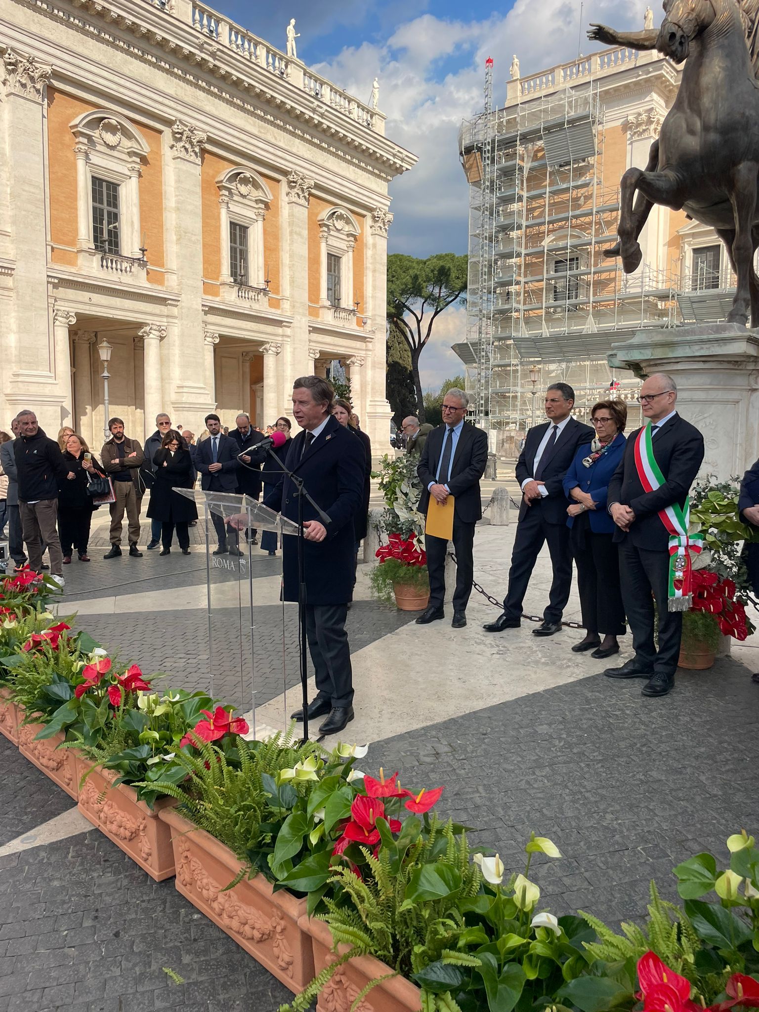 24 marzo 2026: 82 anniversario eccidio ardeatino, commemorazione in Campidoglio, Anfim
