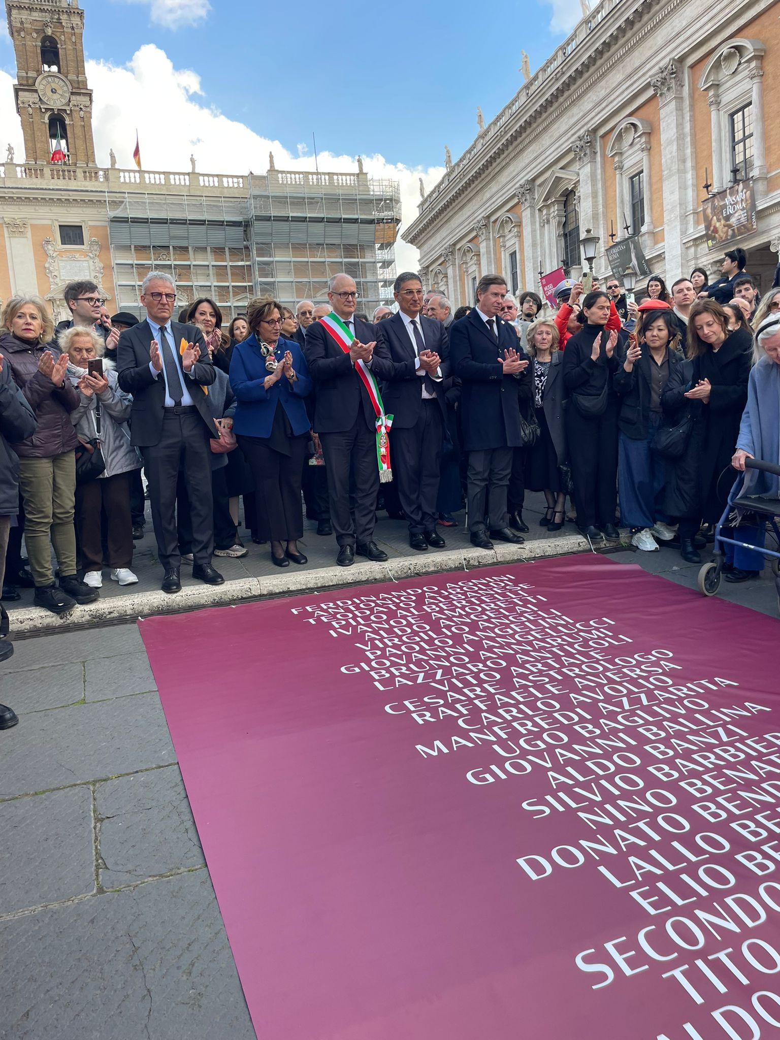 24 marzo 2026: 82 anniversario eccidio ardeatino, commemorazione in Campidoglio, Anfim